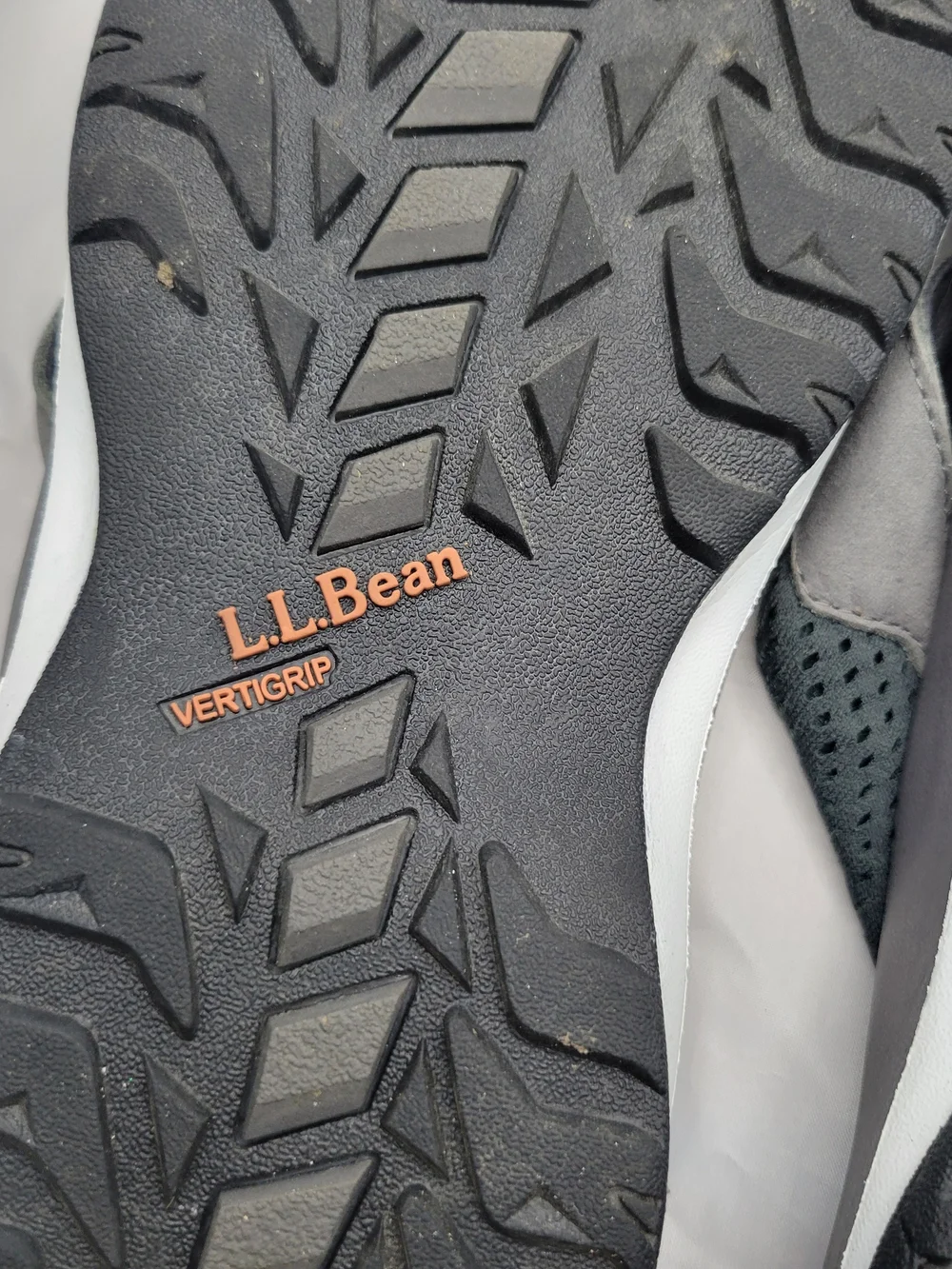 L.L. Bean Men's Gray & Orange Flip Flops